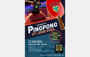 Tournoi de la Saint Jean - 22 Juin 2024 !